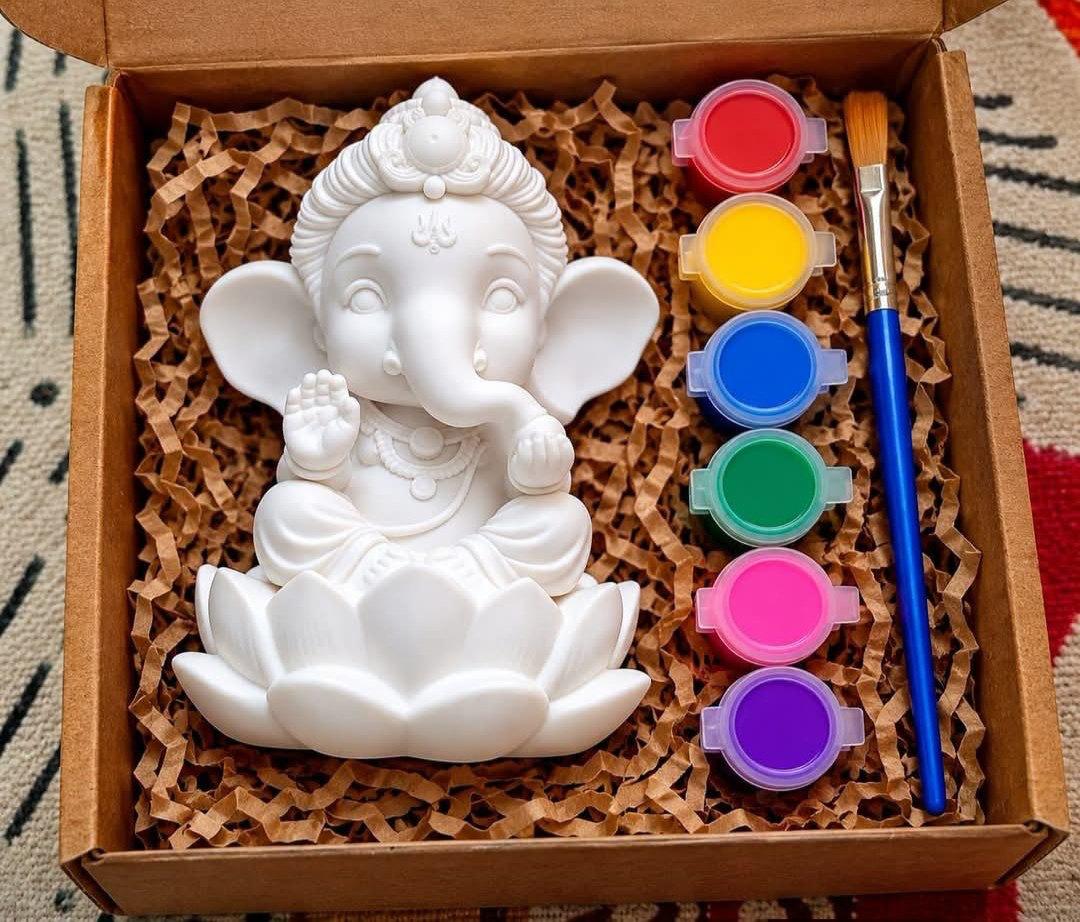 Ready to Paint Ganesha Kit