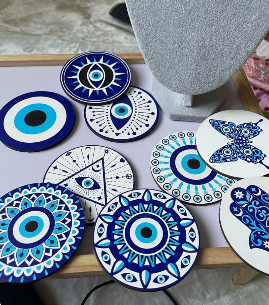 Evil Eye Mandala Art